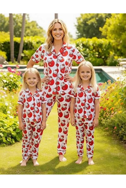 NiCe İç Giyim Πουκάμισο Hello Kitty με άδεια χρήσης για μαμά και κόρη, με για...