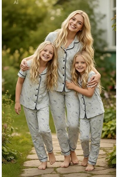 NiCe İç Giyim Σετ πιτζάμες με γιακά και κουμπιά, με άδεια χρήσης Hello Kitty,...