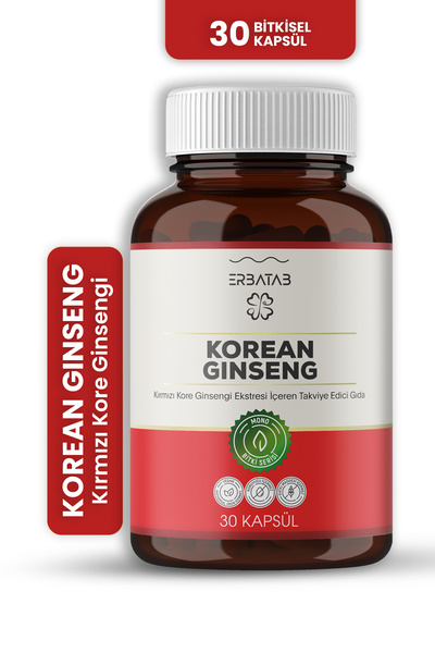 Kırmızı Kore Ginsengi Ekstresi 30 Kapsül