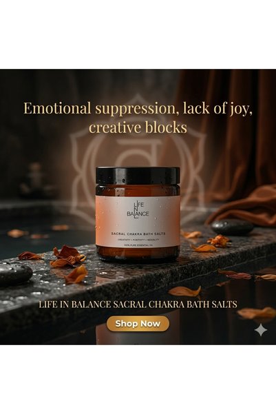 Lifenbalance Unwind and relax | Grapefruit & Ylang Ylang — Sacral Chakra Bath Salts 250 g