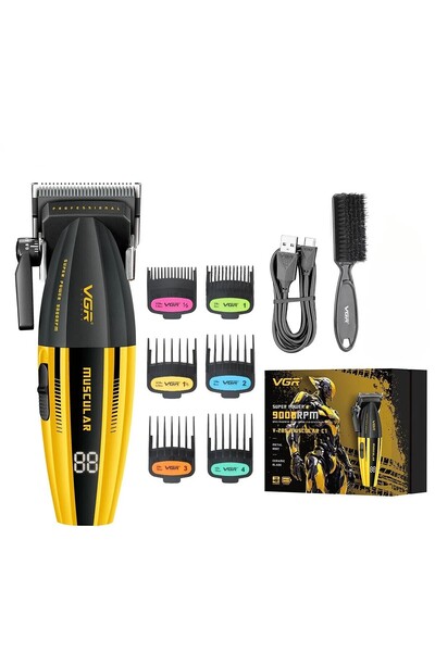 VGR ماكينة حلاقة الشعر V-285 Fresh Fade، ماكينة حلاقة لاسلكية بسرعة 9000 دورة...