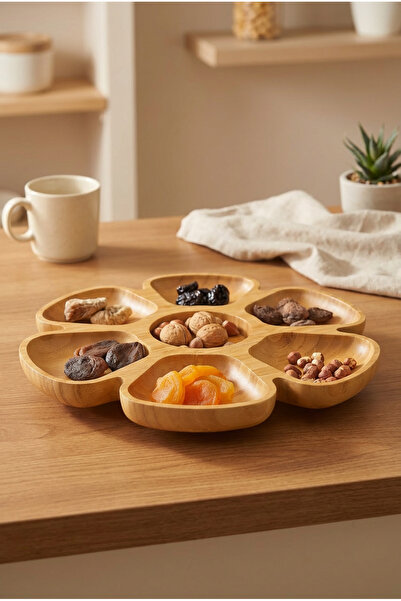 Bambum وعاء دوار للوجبات الخفيفة من بينشو مع حجرة