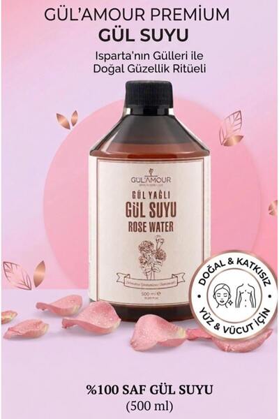 GÜLAMOUR %100 DOĞAL GÜL YAĞLI GÜLSUYU 500ML
