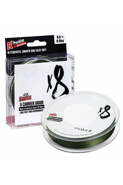 SUFIX X8 Fishing Line Green 0.148mm - 300m - 7.5kg