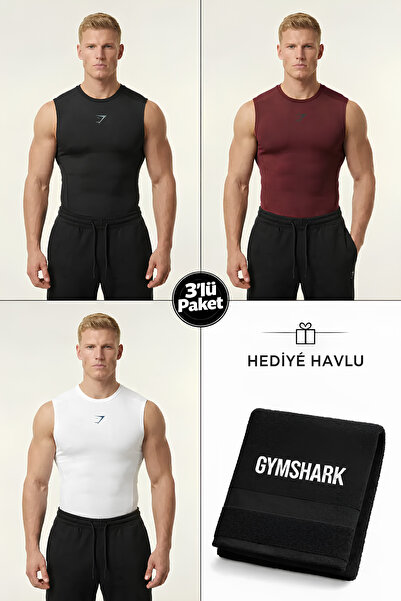Stylovi 3 τεμάχια Shark+ Premium Compression Atlet - Εξαιρετικά ελαστικό, στε...