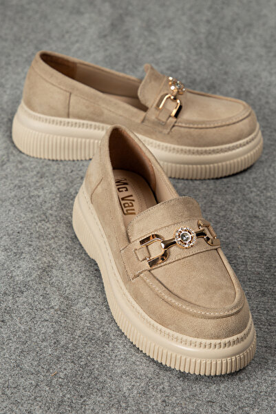 Katrina shoes Γυναικεία Loafer Suede Παπούτσια για Καθημερινή Χρήση Mc Vay Shoes