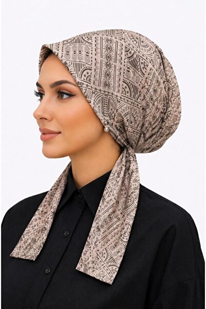 R&S modibone μαντήλι, καπέλο, βαμβακερό ύφασμα, αντιολισθητικό, μπεζ