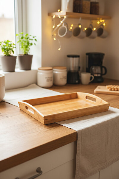 Bambum Escudella - Rectangular Non-Slip Tray Small