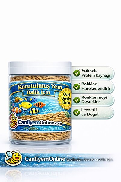 Koçlar Kurutulmuş Balık Yemi 100 adet