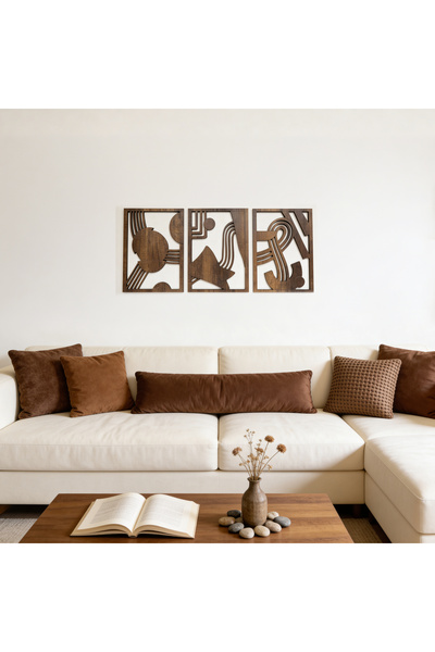 Vigo Wood ΞΥΛΙΝΟ ΤΡΙΠΛΟ ΤΡΑΠΕΖΙ VIGOWOOD