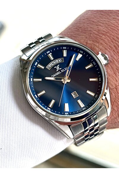 Daniel Klein New Season Men's Wristwatch with Steel Band 3 Atm Water Resistant