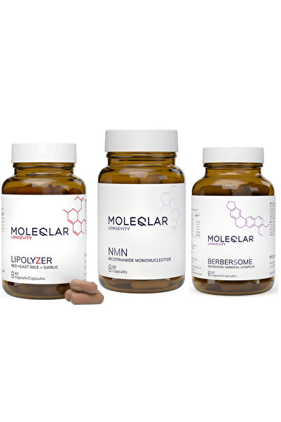 MoleQlar Συσκευασία - Βερβερίνη, Λιπολύζερ και NMN