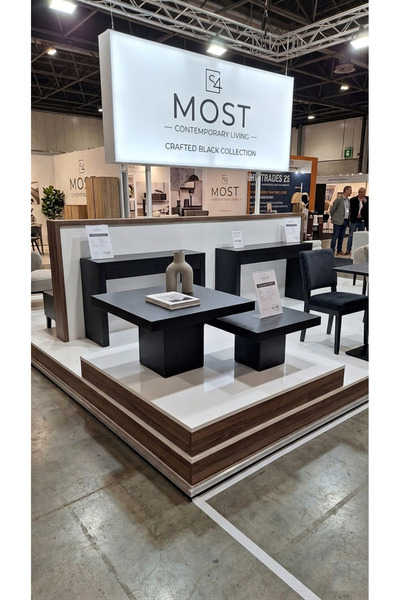 Mobilya Stant Most Marmoris Siyah %100 Mdf Orta Sehpa Set (EVİNİZE TESLİM)