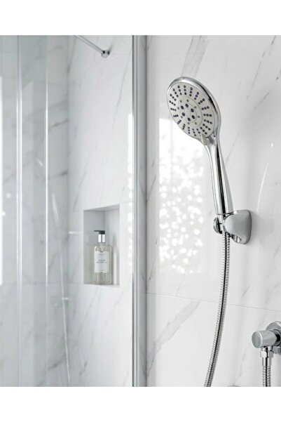 Kanonik Education Πολυλειτουργικό σετ ντους χειρός και σωλήνων ντους με ανθεκ...