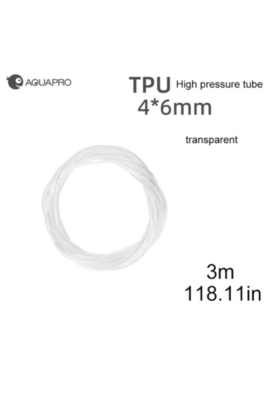 Choice1 خرطوم هواء عالي الضغط من مادة TPU الشفافة AQUAPRO، أنبوب ثاني أكسيد ا...