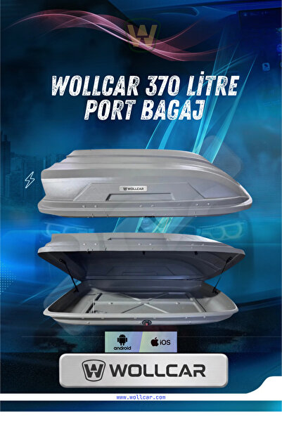 WOLLCAR 370 LT PORT BAGAJ TAPUT TUĞRA GRİ