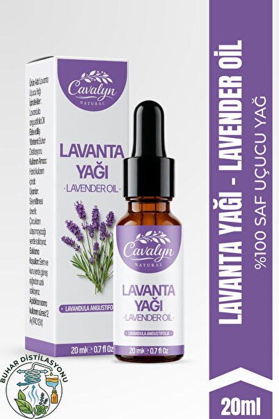Cavalyn Natural Lavanta Yağı 20 ml - %100 Saf ve Doğal - Lavender Oil - Lavan...