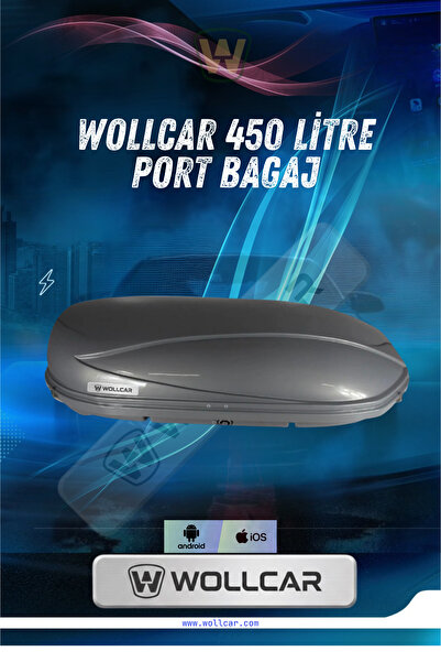 PND Tabut Bagaj Parlak Gri 450LT wollcar