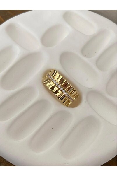 Haziran Accessory, Fishback Adjustable Ring with Waterway Stone
