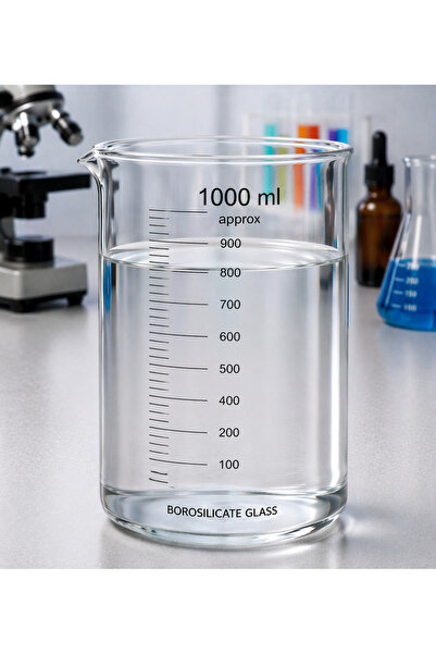 Labolist Beher Cam Dereceli 1000ml 1 Adet