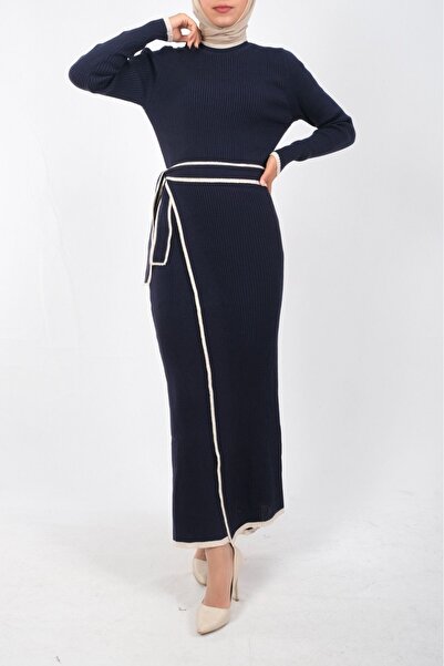 Modamorfo Αλλεργικό πλεκτό φόρεμα με φούστα στο πλάι