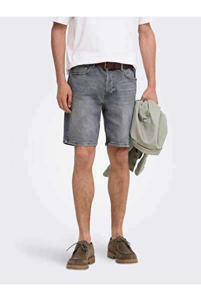 Only & Sons Jeans-Shorts ONSEDGE Gerade geschnitten Shorts