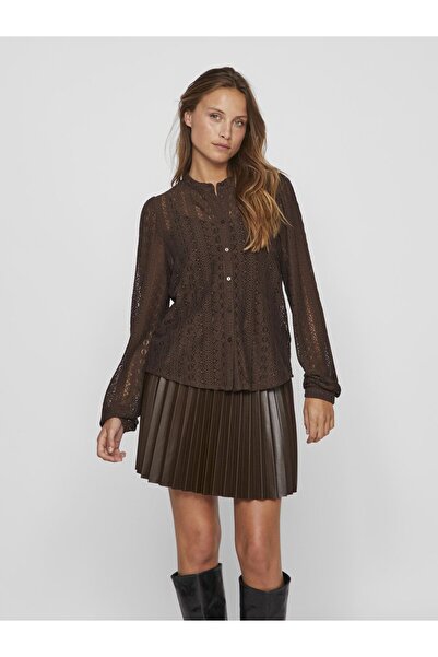 VILA Hemd VICHIKKA Spitzen