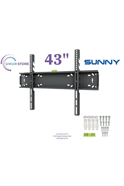 Sunny 43” Sn43dal540-0276 / 43”- 65” inç Lcd Led Televizyon Sabit Duvar Askı ...