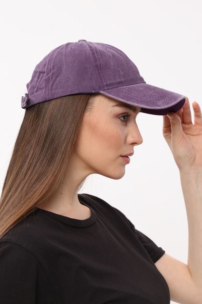 Adalua Unisex Kep Hat Washed Vintage Distressed – Adjustable Cotton Baseball Cap Casual Hat
