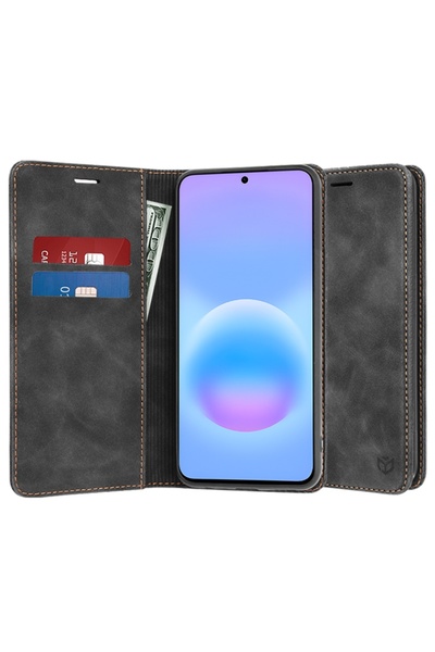 SKYDDAR INNOVATION Husă pentru Samsung Galaxy A57 5G, Confy Cover din piele p...