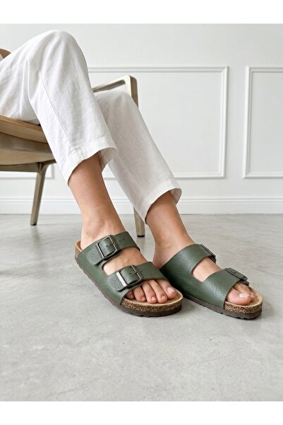 Mycorni Real Natural Mushroom Unisex Double Buckle Atomic Genuine Leather