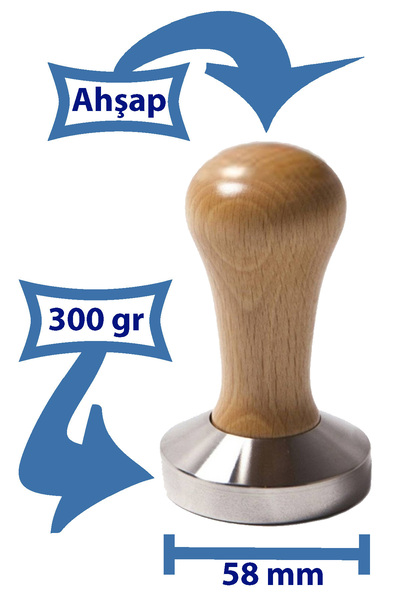 VODİNOX Cafe Bar Barista Ekipmanları Kahve Espresso Tamper Temper İnox Paslan...