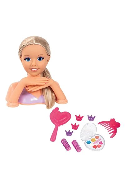 divendi-ro Cap de păpușă pentru machiaj și coafură, cu accesorii incluse, mul...