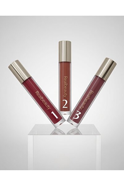 real beauty روج شفايف سائل و ملمع من - RB1555 -1-2-3