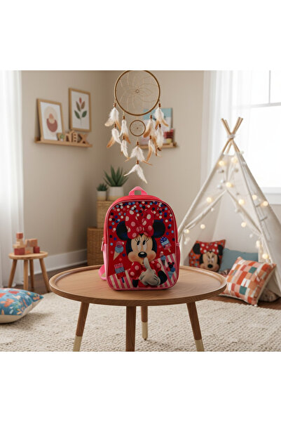 Disney Minnie Mouse Kindergarten Backpack - Red