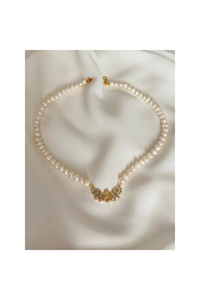 h&b design jewel İncili Melek Kolye