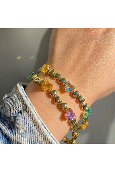 h&b design jewel Vip Colorful Heart Bracelet