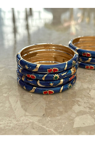 h&b design jewel سوار ساكس مينا أزرق