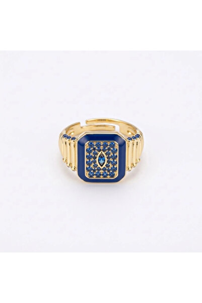 h&b design jewel Cerrahi Çelik Lacivert Taşlı Piercing
