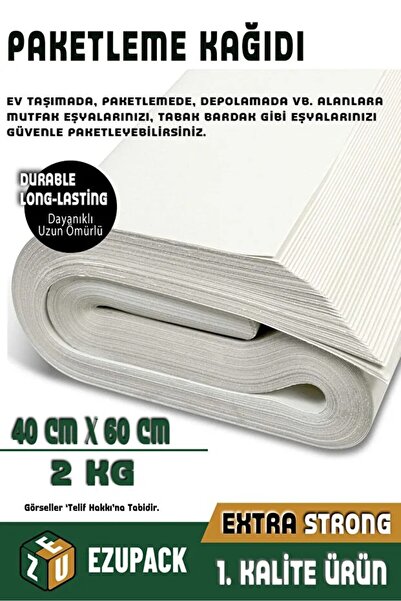 ASTOR AMBALAJ 2 Kg 60x40 ( 200 Adet ) Ambalaj Kağıdı Tabak Bardak Eşya Sarma ...