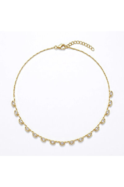 h&b design jewel Mekik Taşlı Kolye