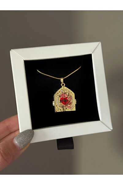 h&b design jewel Steel Capped Heart N Roses Necklace