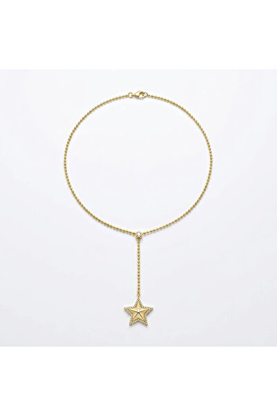 h&b design jewel Steel Star Charm Y Necklace