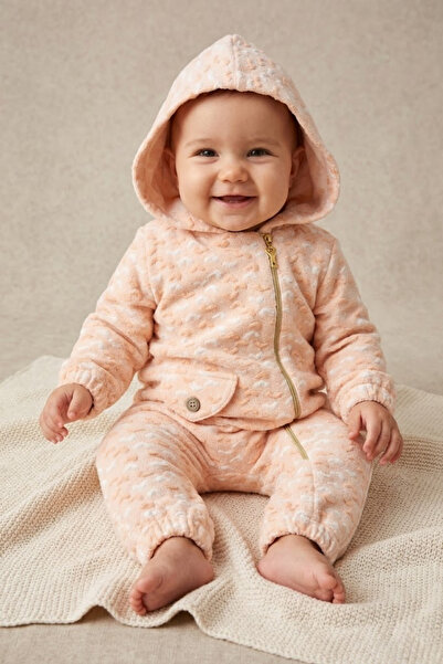 Baby Fou Kalpli Kapüşonlu Tulum