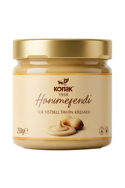KONAK Hanımefendi Yer Fıstıklı Tahin Kreması 250 GR