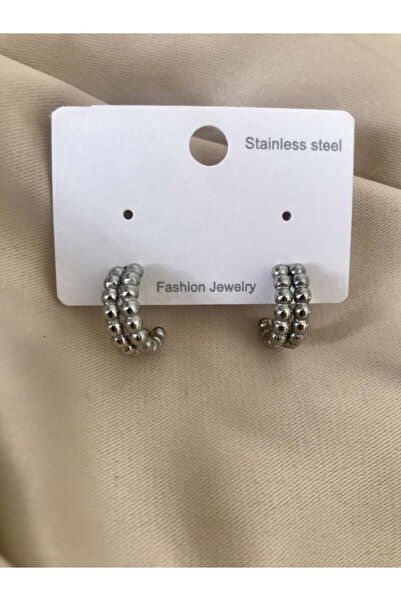 Doğaltaş Masalları Steel Earrings