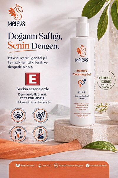 MELEYS İNTİMATE CLEANSİNG GENİTAL BÖLGE HİJYEN GEL BİTKİSEL FORMÜL
