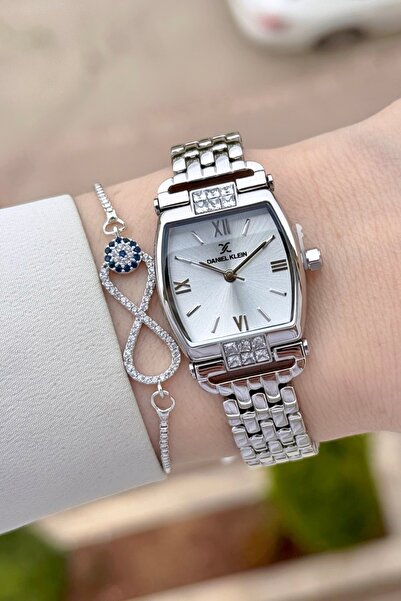 Daniel Klein Silver Renk 24 Ay Garantili 24 mm Hediye Paketli Kadın Kol Saati