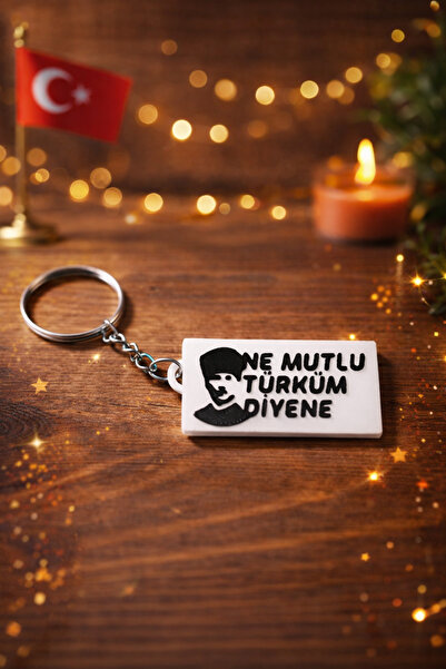 KIZILAKŞAM Ne Mutlu Türküm Diyene Atatürk Anahtarlık