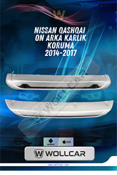 Genel Markalar 2014-2017 Nıssan Qashqaı Uyumlu  On Arka Karlık Koruma